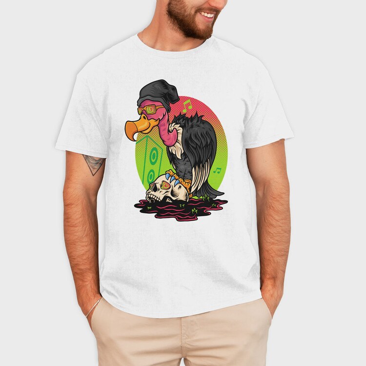 Vulture Skull Music, Tricou Barbati (Unisex)