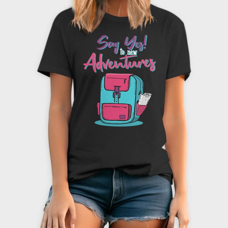 Say Yes Adventures, Tricou Barbati (Unisex)