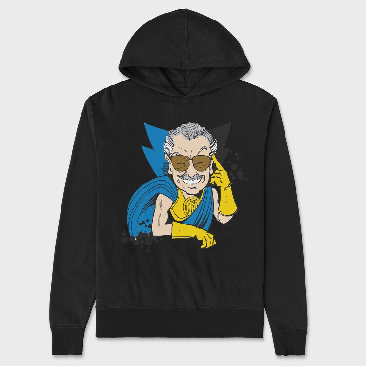 The Man With The Mustache, Hanorac Oversize Barbati (Unisex)
