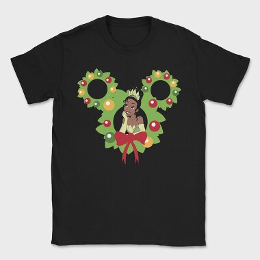 Tiana Holiday Wreath, Tricou Barbati (Unisex)