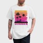 Sunset Surfer Vibes, Tricou Barbati (Unisex)