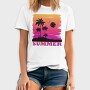 Sunset Surfer Vibes, Tricou Barbati (Unisex)