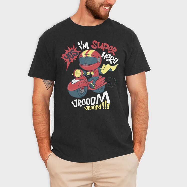 Super Vroom Racer, Tricou Barbati (Unisex)