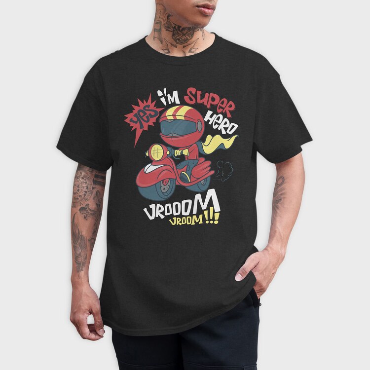 Super Vroom Racer, Tricou Barbati (Unisex)