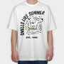 Smells Like Summer Dog, Tricou Oversize Barbati (Unisex)