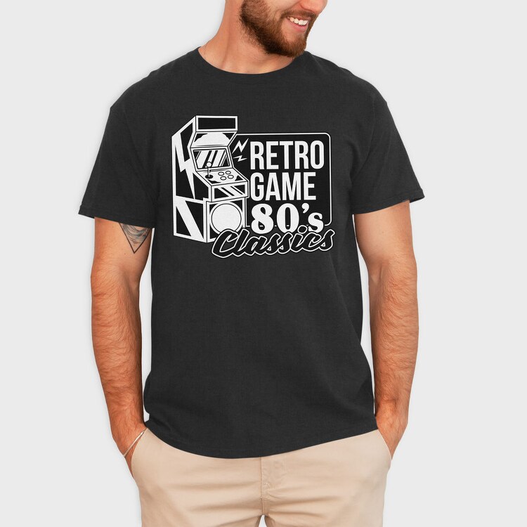 Retro Arcade Classics, Tricou Barbati (Unisex)