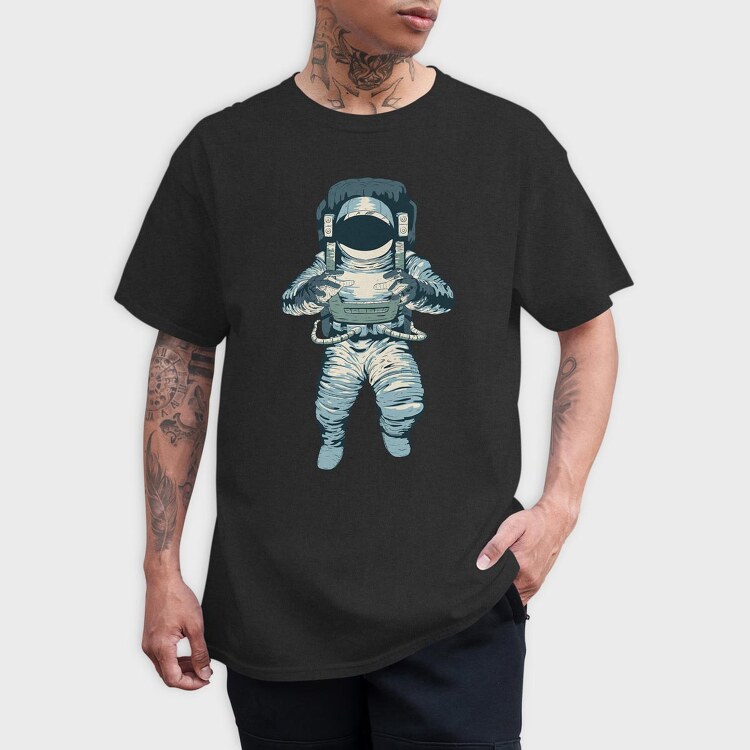 Astronaut Light, Tricou Barbati (Unisex)