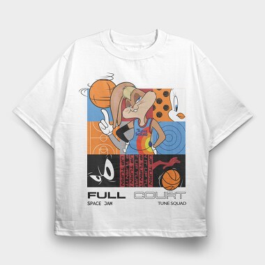 Tune Squad Jam, Tricou Oversize Barbati (Unisex)