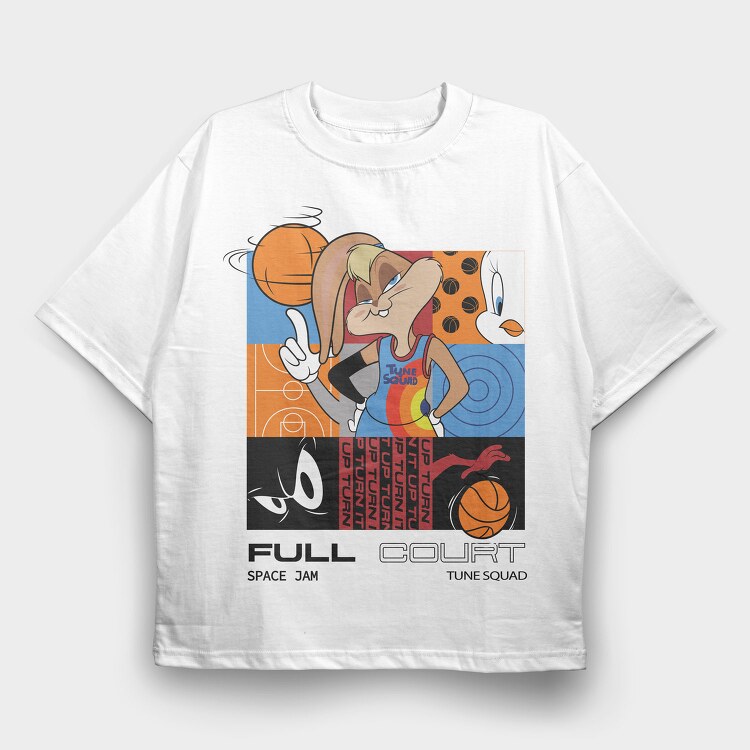 Tune Squad Jam, Tricou Oversize Barbati (Unisex)
