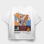 Tune Squad Jam, Tricou Oversize Barbati (Unisex)