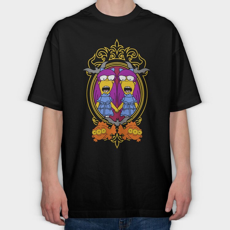 Twins Crown, Tricou Oversize Barbati (Unisex)