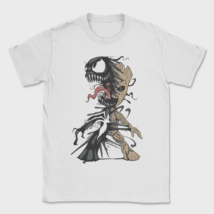 Venomized Groot, Tricou Barbati (Unisex)