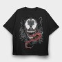 Venomous Grin 1, Tricou Oversize Barbati (Unisex)