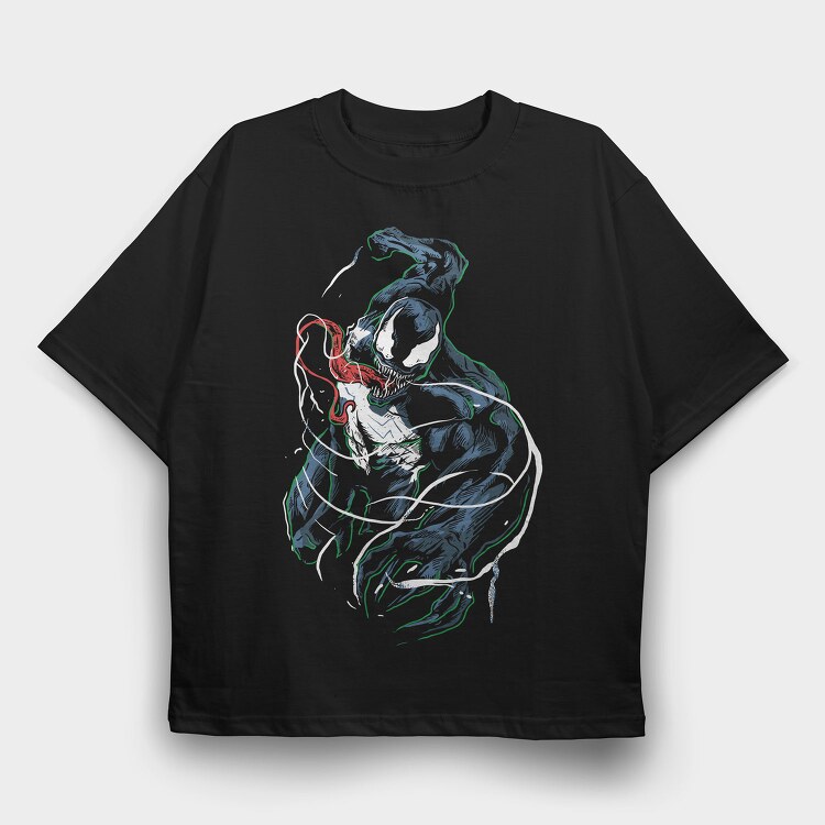 Venomous Grin 3, Tricou Oversize Barbati (Unisex)
