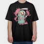 Deathly Catrina, Tricou Oversize Barbati (Unisex)