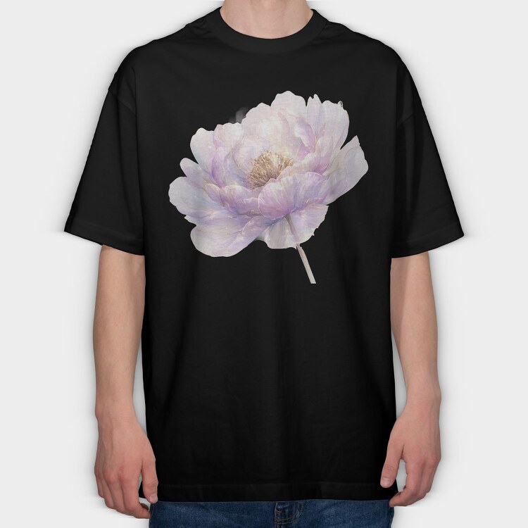 Flower Glowy Petal Glow, Tricou Oversize Barbati (Unisex)