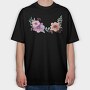 Flowers Blossom Bunch, Tricou Oversize Barbati (Unisex)