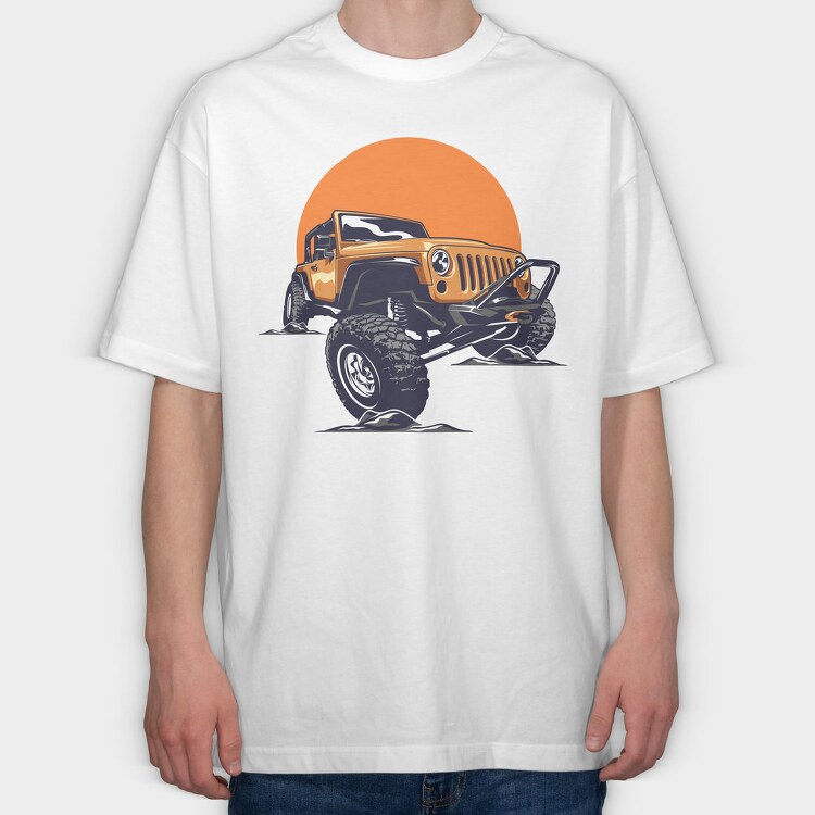 Desert Adventure, Tricou Oversize Barbati (Unisex)