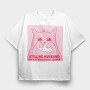 Allergic Cat, Tricou Oversize Barbati (Unisex)