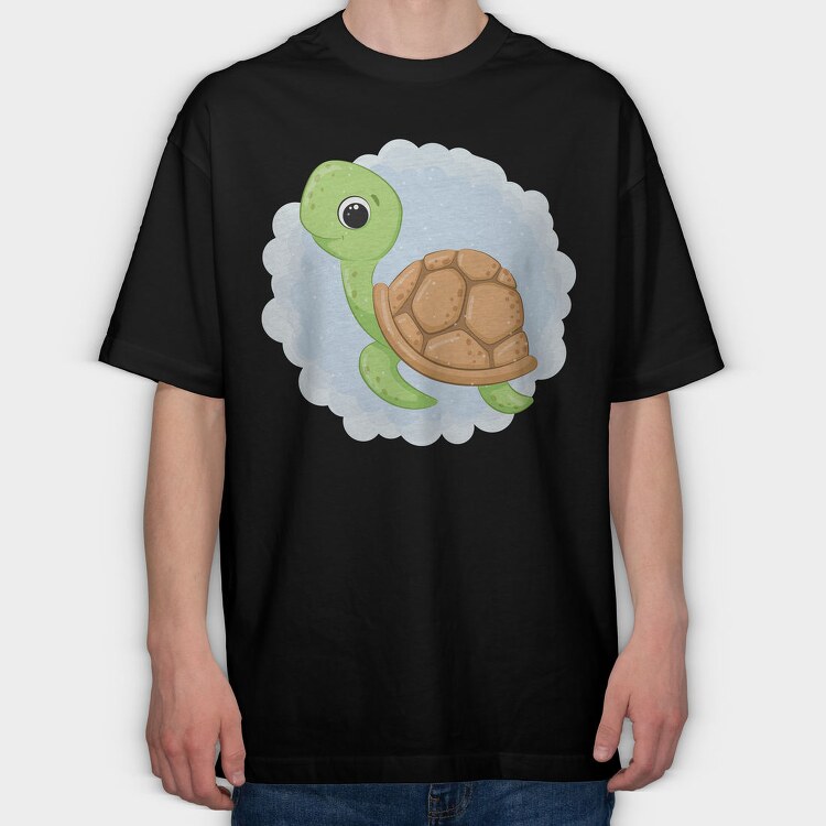 Sea Turtle Dreams, Tricou Oversize Barbati (Unisex)