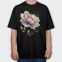 Flower Glowy Petals, Tricou Oversize Barbati (Unisex)