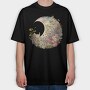 Floral Night Gardener, Tricou Oversize Barbati (Unisex)