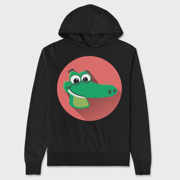 Alligator Smile, Hanorac Oversize Barbati (Unisex)