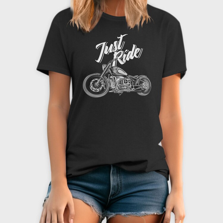 Just Ride Chopper, Tricou Barbati (Unisex)