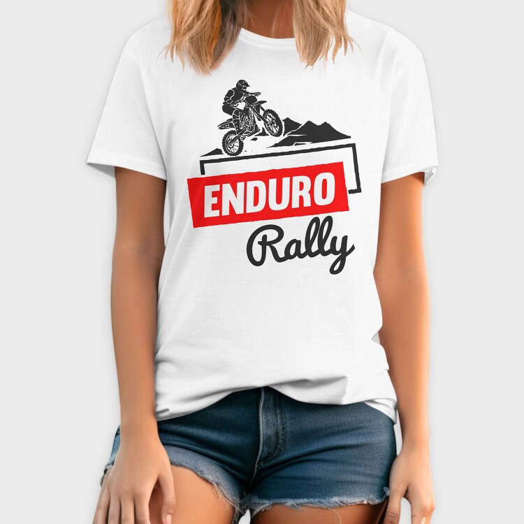 Enduro Rally Rider, Tricou Barbati (Unisex)