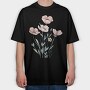 Flowers In Bloom, Tricou Oversize Barbati (Unisex)