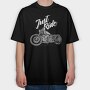 Just Ride Chopper, Tricou Oversize Barbati (Unisex)