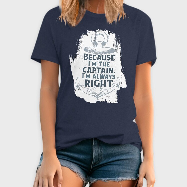 Captain, Tricou Barbati (Unisex)