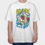 Shark Attack Queen, Tricou Oversize Barbati (Unisex)