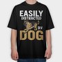 Dog Run, Tricou Oversize Barbati (Unisex)