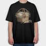 Flower Basket Blooms, Tricou Oversize Barbati (Unisex)