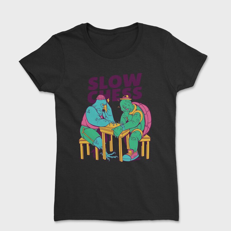 Slow Chess Turtle, Tricou Femei