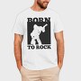 Born To Rock Guitar, Tricou Barbati (Unisex)