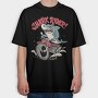 Shark Rider Tee, Tricou Oversize Barbati (Unisex)