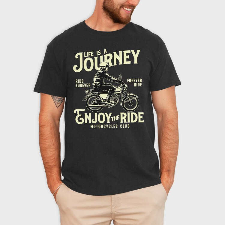 Ride Forever Journey, Tricou Barbati (Unisex)