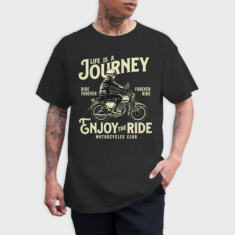 Ride Forever Journey, Tricou Barbati (Unisex)