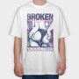 Broken Dreams Times, Tricou Oversize Barbati (Unisex)