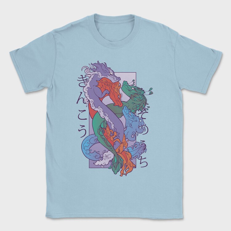 Ancient Dragon Creatures Four Elements, Tricou Barbati (Unisex)