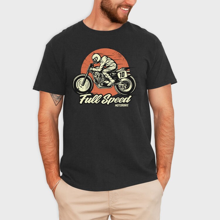 Full Speed Motorbike, Tricou Barbati (Unisex)