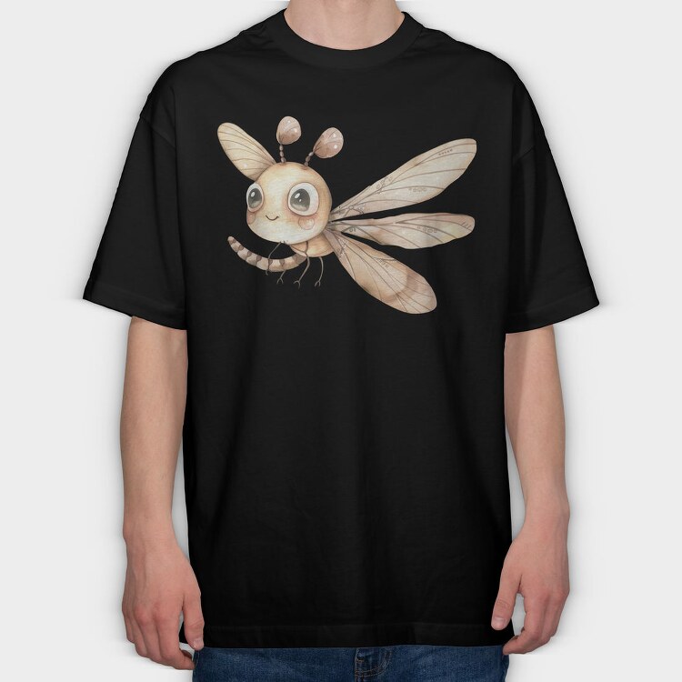 Fly Insect Art, Tricou Oversize Barbati (Unisex)