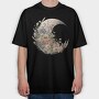 Flower Moon Night, Tricou Oversize Barbati (Unisex)