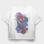 Ancient Dragon Creatures Four Elements, Tricou Oversize Barbati (Unisex)