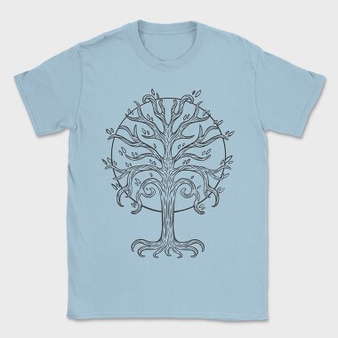 Ancient Magical Tree Nature, Tricou Barbati (Unisex)