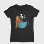 Sloth Coffee Hot Tub, Tricou Femei