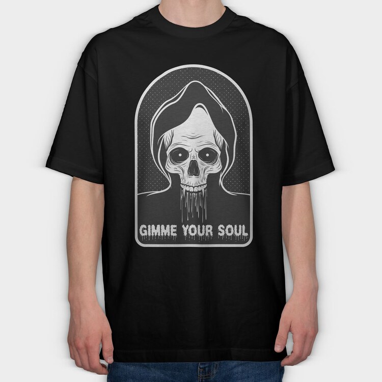 Grim Reaper Soul, Tricou Oversize Barbati (Unisex)