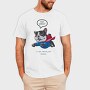Bulldog Superhero, Tricou Barbati (Unisex)